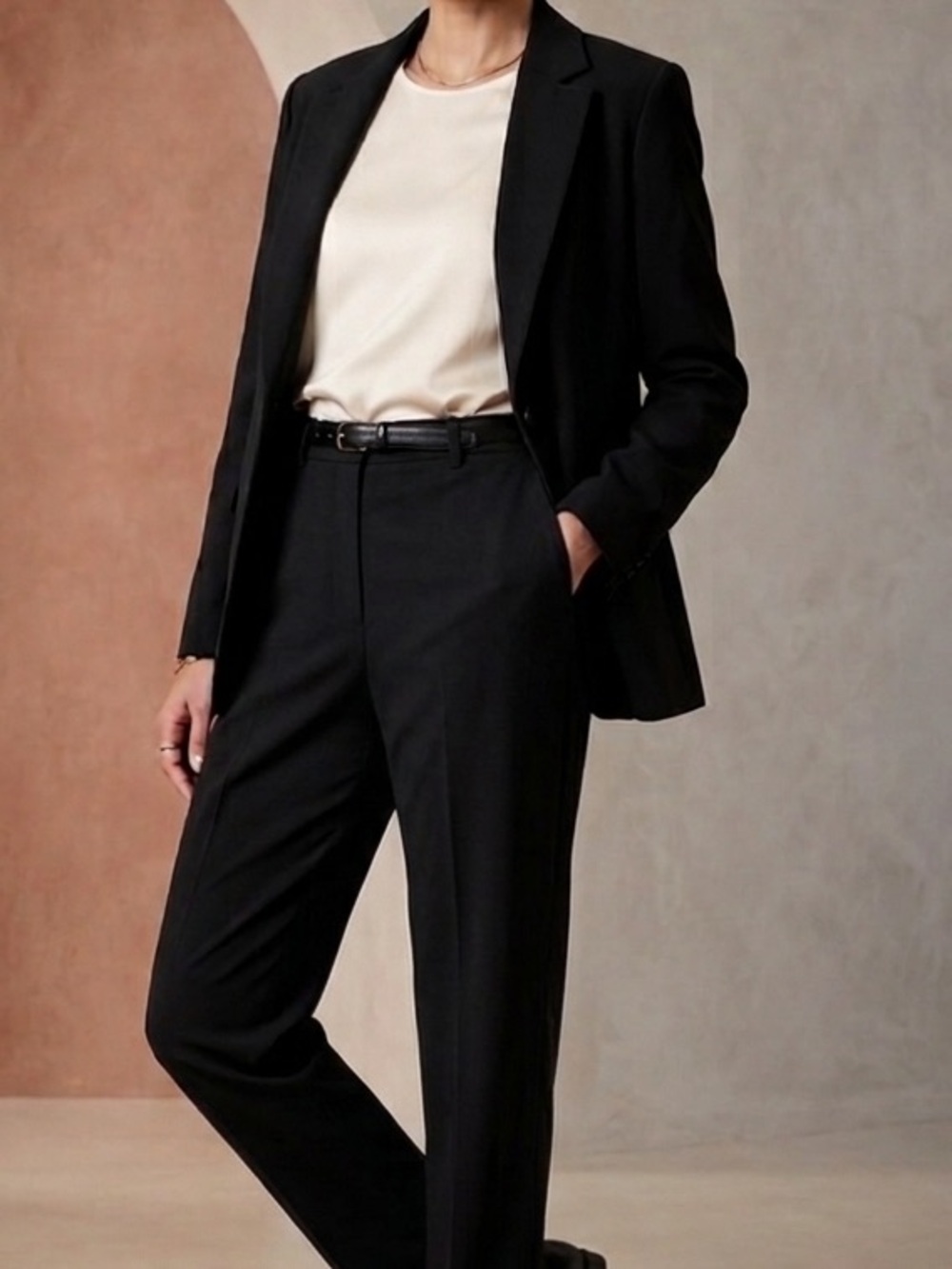 Simons Classic Black Trousers